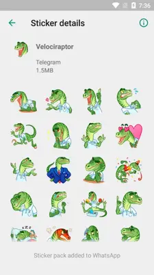 WhatsApp Stickers - Telegram android App screenshot 2